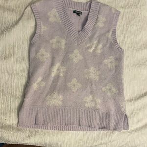 Oversized shirt vest